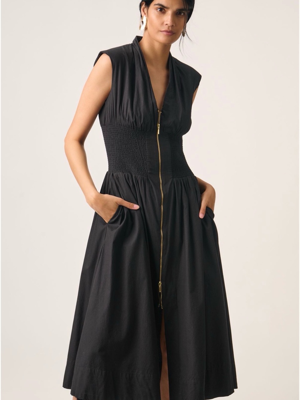 Anthropologie - Tommie Zip Front Midi